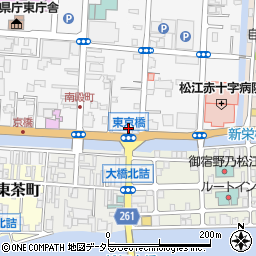 島根県松江市母衣町9周辺の地図