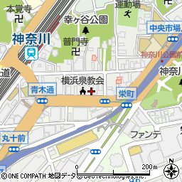 レグラス横浜ポートサイド周辺の地図