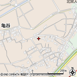 鳥取県東伯郡北栄町亀谷418周辺の地図