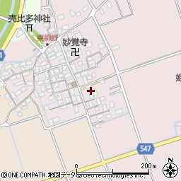 滋賀県長浜市高月町東柳野627周辺の地図