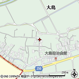 鳥取県東伯郡北栄町大島598周辺の地図