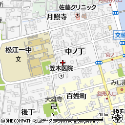 島根県松江市外中原町中ノ丁56-11周辺の地図