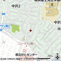 神奈川県横浜市旭区中沢1丁目51周辺の地図