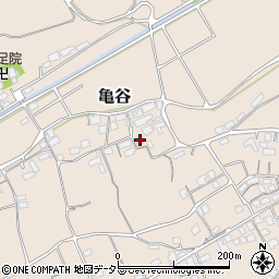 鳥取県東伯郡北栄町亀谷593周辺の地図
