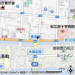 島根県松江市母衣町11周辺の地図