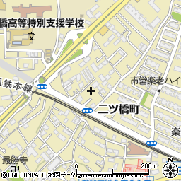 神奈川県横浜市瀬谷区二ツ橋町540-23周辺の地図