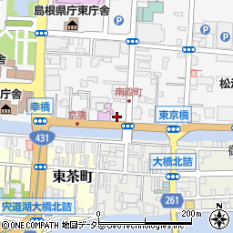 島根県松江市殿町51周辺の地図