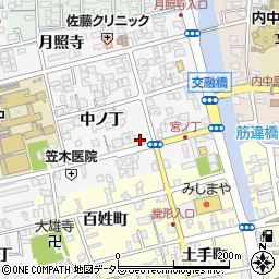 島根県松江市外中原町中ノ丁59周辺の地図