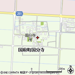 鳥取県鳥取市国府町国分寺51周辺の地図