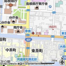 島根県松江市殿町29周辺の地図