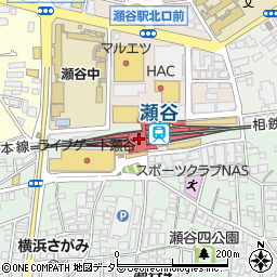 横浜銀行相鉄瀬谷駅 ＡＴＭ周辺の地図