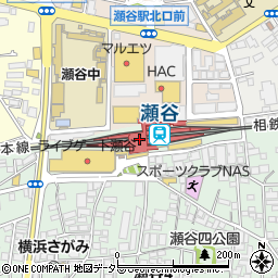 横浜銀行相鉄瀬谷駅 ＡＴＭ周辺の地図