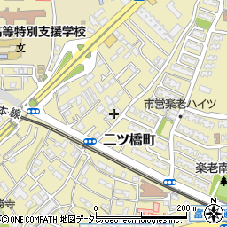 神奈川県横浜市瀬谷区二ツ橋町542周辺の地図