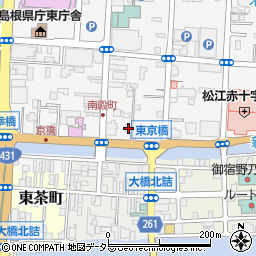 島根県松江市殿町415周辺の地図
