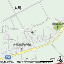 鳥取県東伯郡北栄町大島677周辺の地図