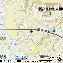 神奈川県横浜市瀬谷区二ツ橋町455-1周辺の地図