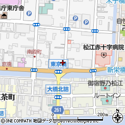 島根県松江市母衣町12周辺の地図