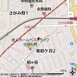 さがみ農協柏ヶ谷支店周辺の地図