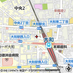 癒し大和駅前店周辺の地図