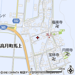 滋賀県長浜市高月町馬上1381周辺の地図