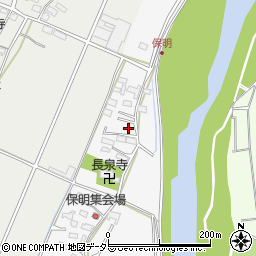 岐阜県関市保明周辺の地図