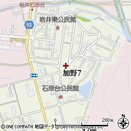 岩井東公園周辺の地図
