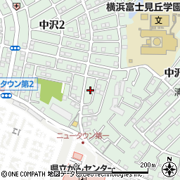 神奈川県横浜市旭区中沢1丁目52周辺の地図