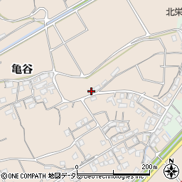 鳥取県東伯郡北栄町亀谷487周辺の地図