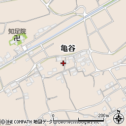 鳥取県東伯郡北栄町亀谷606周辺の地図