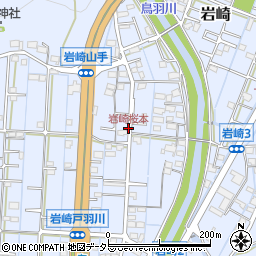 岩崎桜本周辺の地図
