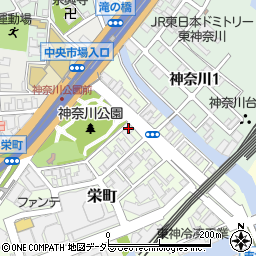 ローソンＬＴＦ横浜中央市場店周辺の地図