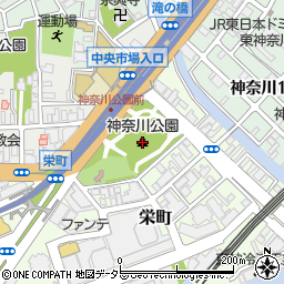神奈川公園周辺の地図