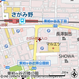 神奈川県海老名市東柏ケ谷周辺の地図