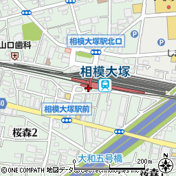 大和警察署相模大塚駅前交番周辺の地図