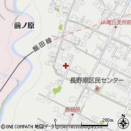 長野県飯田市長野原186周辺の地図