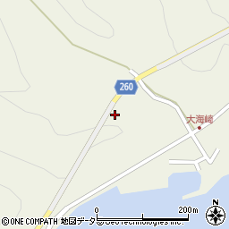 島根県松江市大海崎町周辺の地図