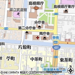 島根県庁　土木部・河川課河川開発室スタッフ周辺の地図