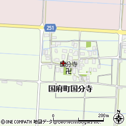 鳥取県鳥取市国府町国分寺33周辺の地図