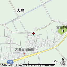 鳥取県東伯郡北栄町大島619-2周辺の地図