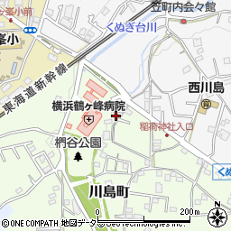 神奈川県横浜市旭区川島町1716-9周辺の地図
