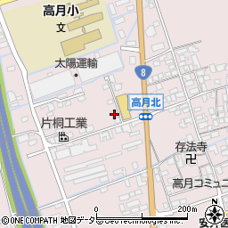 滋賀県長浜市高月町高月908周辺の地図
