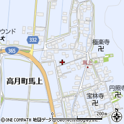 滋賀県長浜市高月町馬上1355周辺の地図