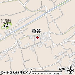 鳥取県東伯郡北栄町亀谷604周辺の地図