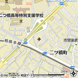 神奈川県横浜市瀬谷区二ツ橋町538-16周辺の地図