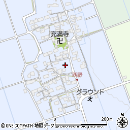 充満寺(西野薬師堂)周辺の地図