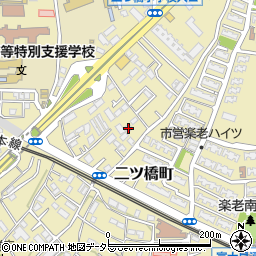 神奈川県横浜市瀬谷区二ツ橋町543-5周辺の地図