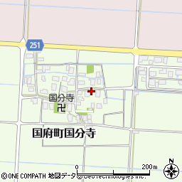 鳥取県鳥取市国府町国分寺46周辺の地図