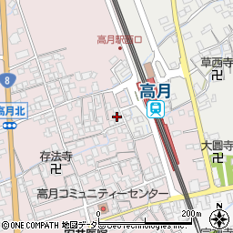 滋賀県長浜市高月町高月534-1周辺の地図