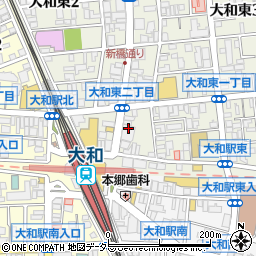 ちょい飲み日高屋 大和中央通店周辺の地図
