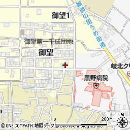 岐阜県岐阜市御望489周辺の地図